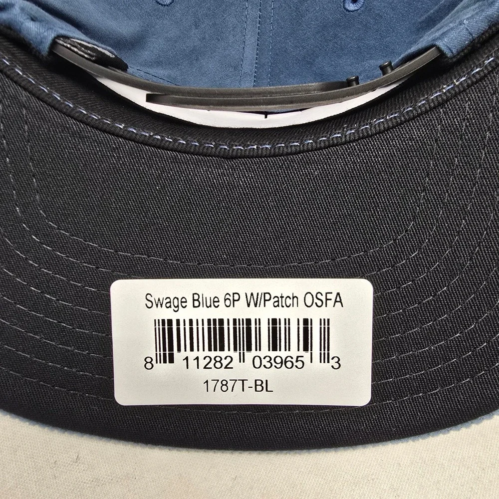 Hooley Western Brands Swage Blue Hybrid‎ Bill Snapback Cap corduroy NEW